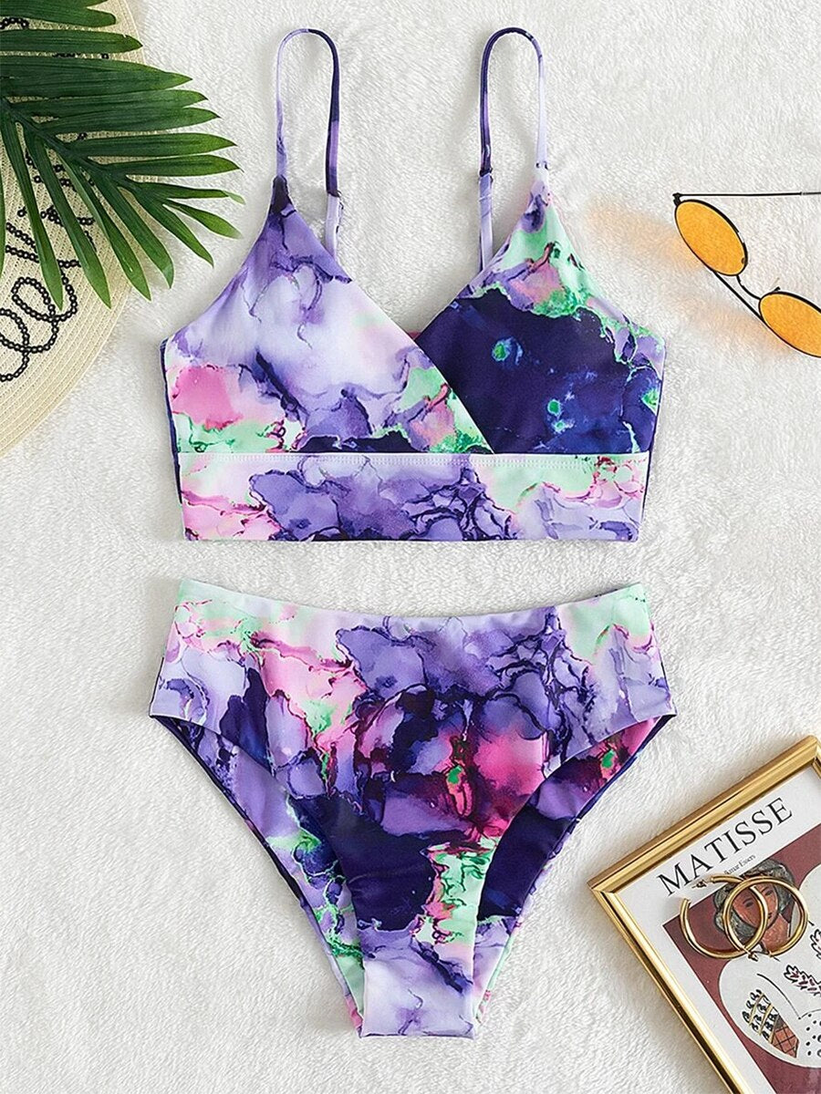 Gloria® | Bikini Bikini With Marble Print