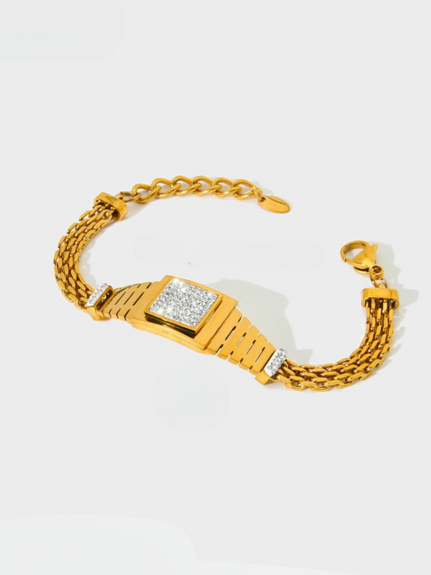 Maysen Diamond Square Bracelet