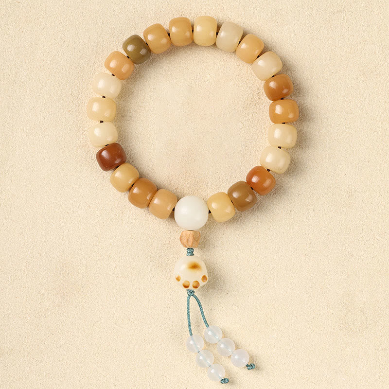 Buddha Stones Natural Bodhi Seed the Lord of the Corpse Forest Om Mani Padme Hum Wisdom Bracelet