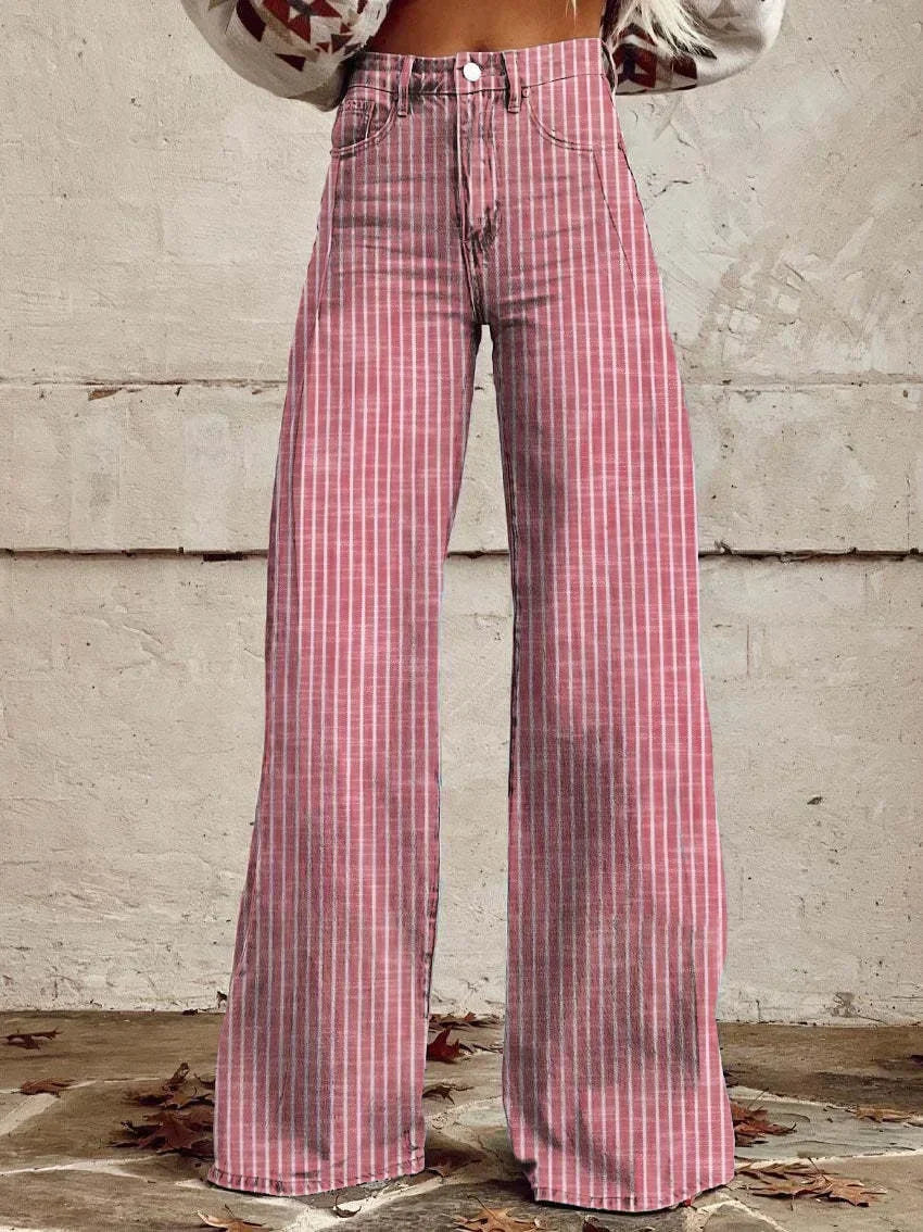 EP | Augusta™ Pantalon classique rayé à jambes larges