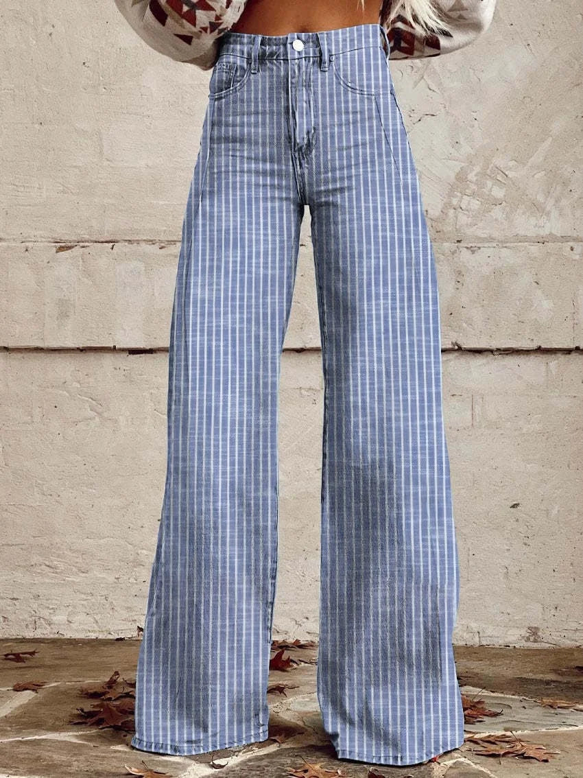 EP | Augusta™ Pantalon classique rayé à jambes larges
