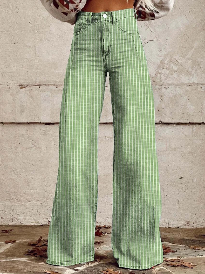 EP | Augusta™ Pantalon classique rayé à jambes larges