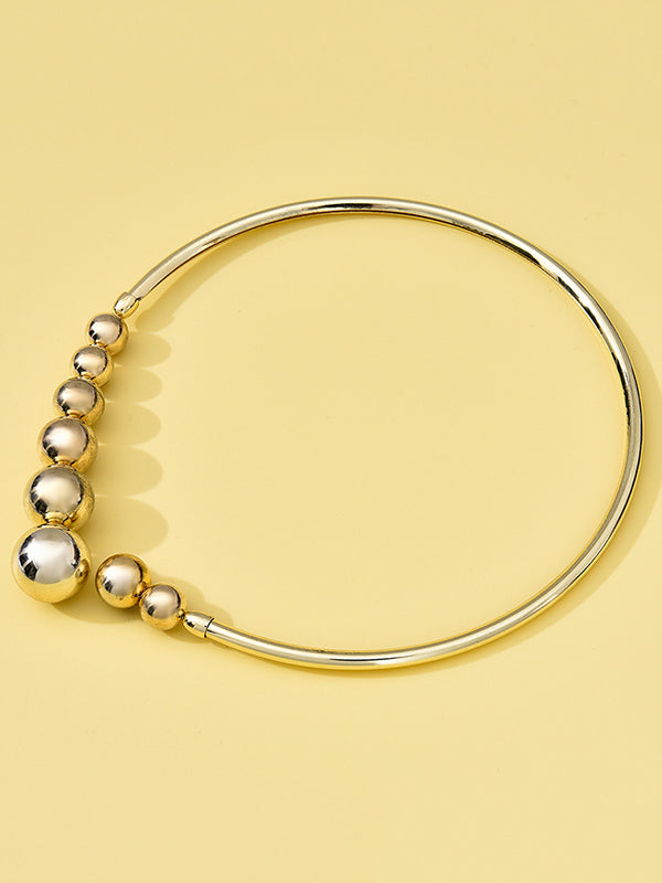 Asymmetric Beaded Color Dainty Necklace Necklaces Accessories