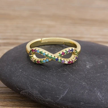Celestial Cascade Rings (adjustable)