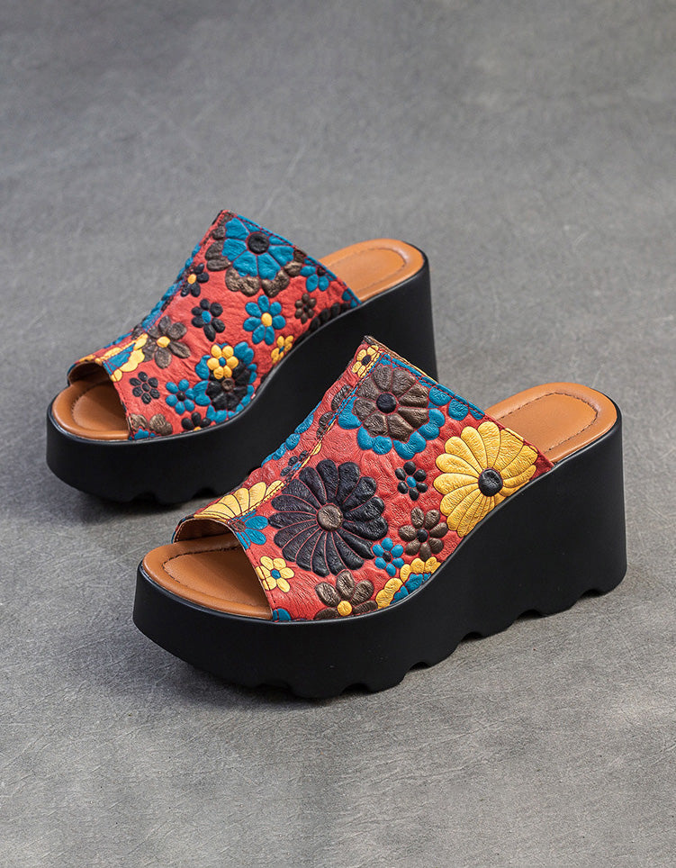 EP à talons compensés LD Floral