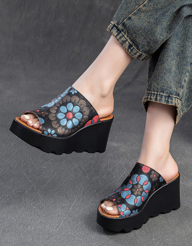 EP à talons compensés LD Floral