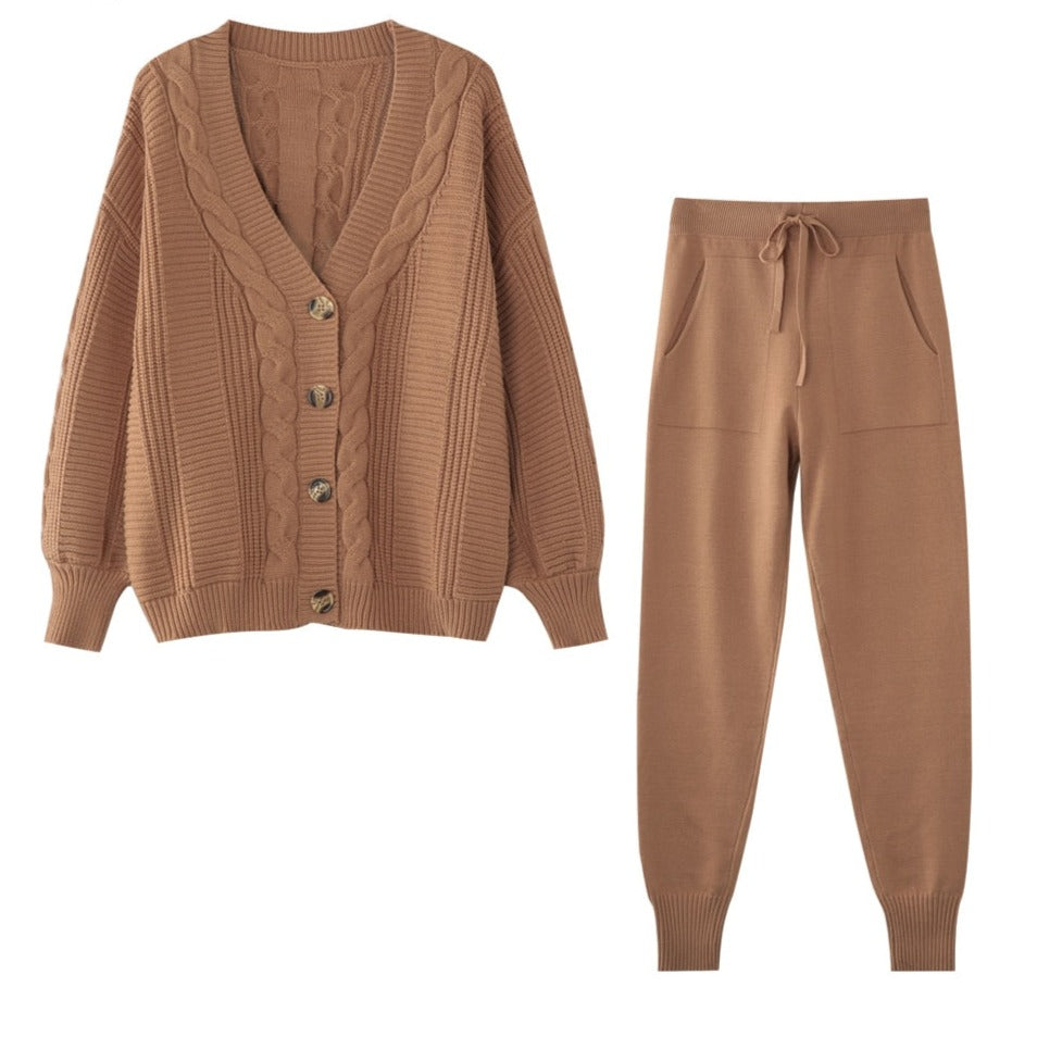 EP | AnneliesSet I Ensemble deux pièces confortable pour femmes I Gilet et pantalon