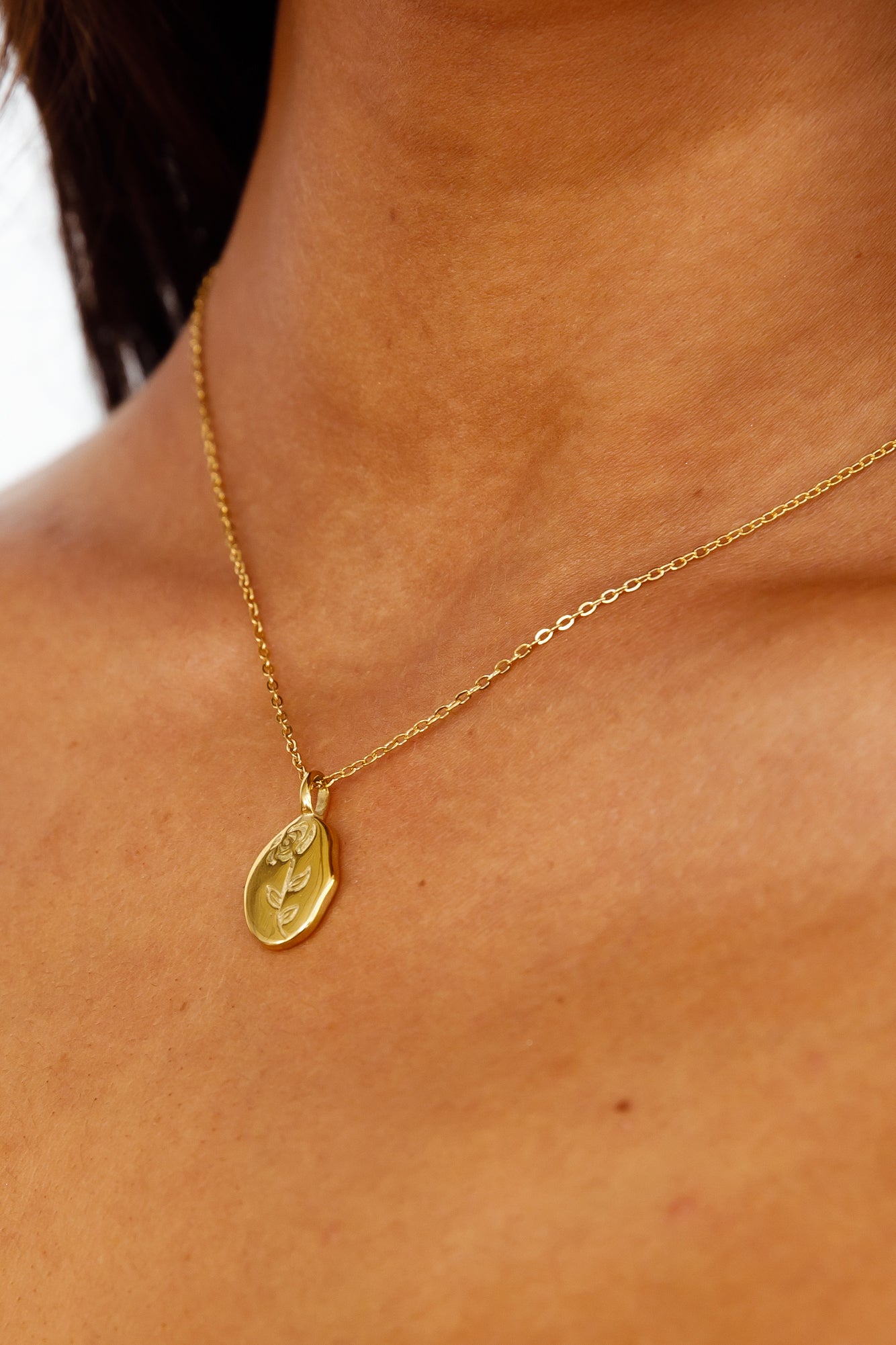 18k Gold Plated Thorns Necklace