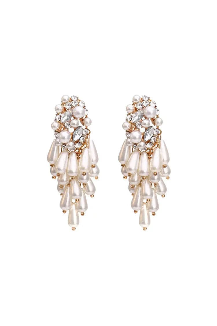 Mary Pearl Tassel Earrings