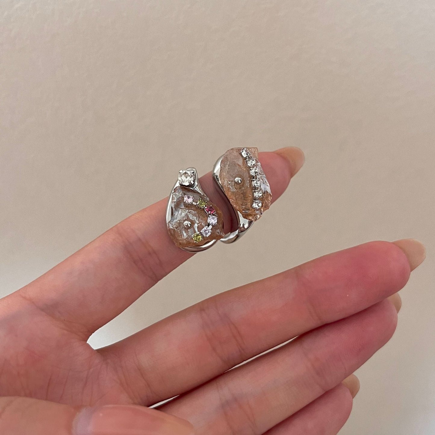 Caylie Maillard Stone Flower Ring