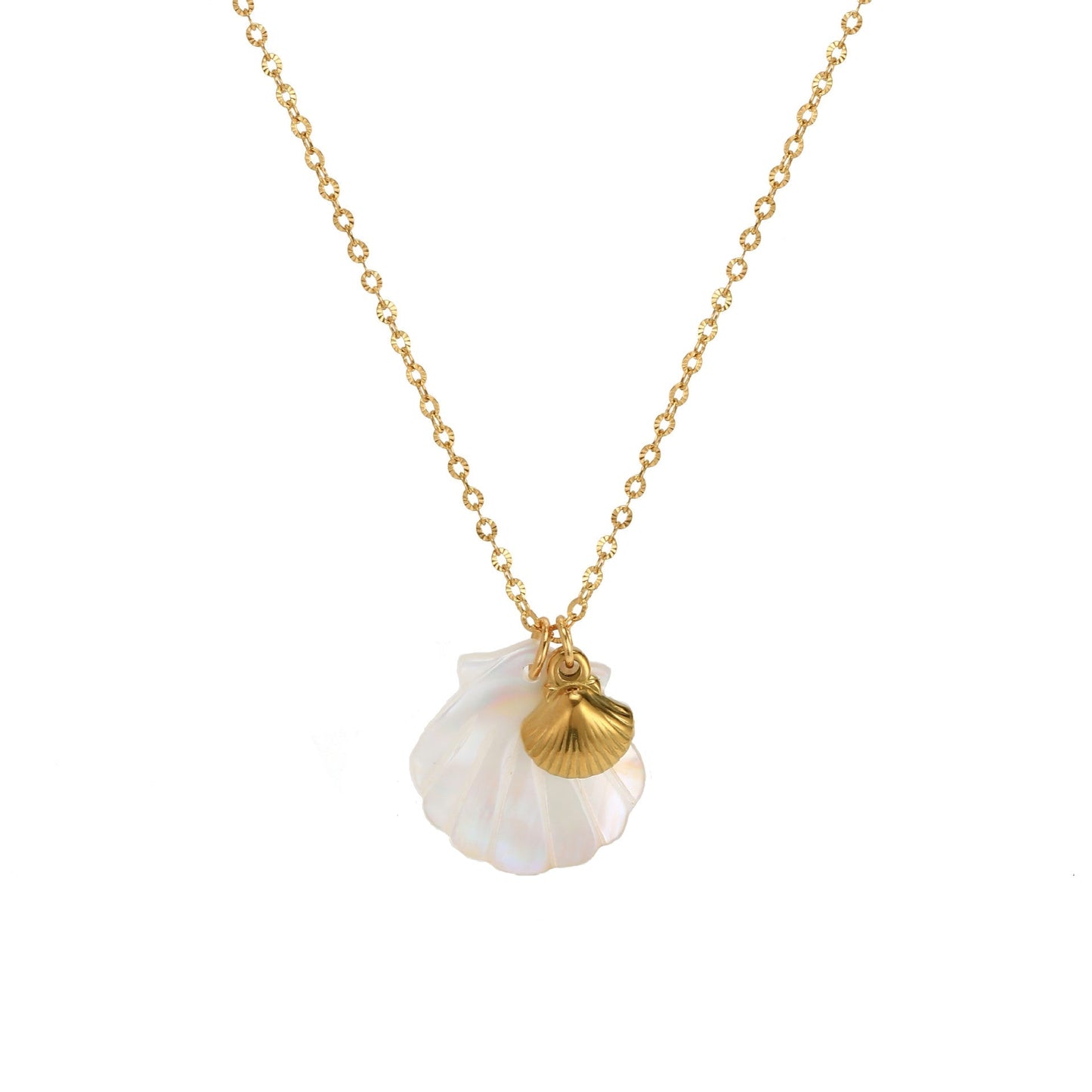Seashell Ocean Charm Necklace