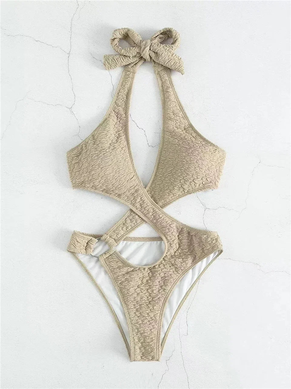 Beautifully Crafted Monokini in a Classic Style