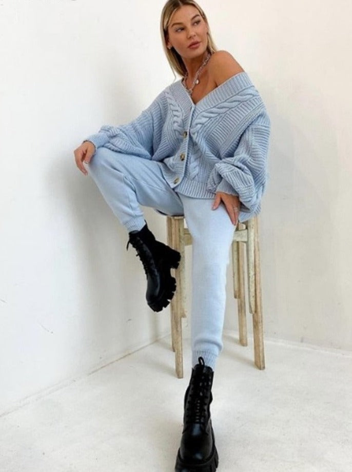 EP | AnneliesSet I Ensemble deux pièces confortable pour femmes I Gilet et pantalon