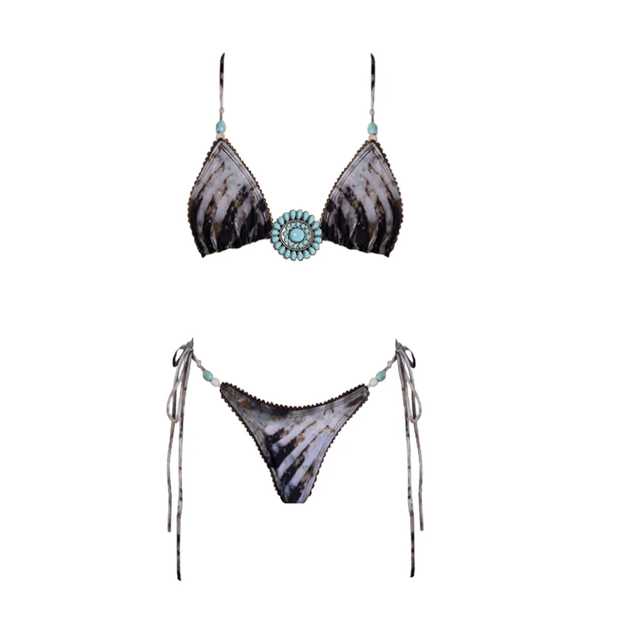 Beautifully Finished Bathing Suit in a Timeless Design