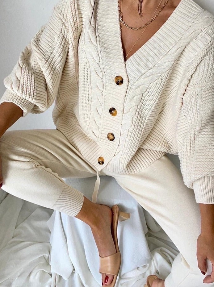 EP | AnneliesSet I Ensemble deux pièces confortable pour femmes I Gilet et pantalon