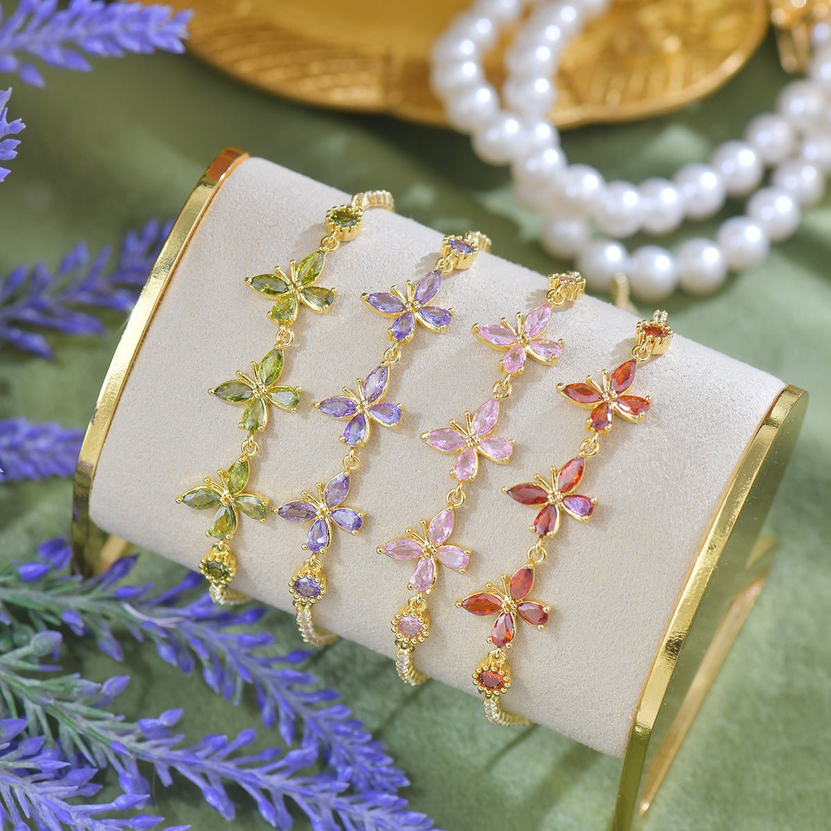 Adelaide Bracelet in Green