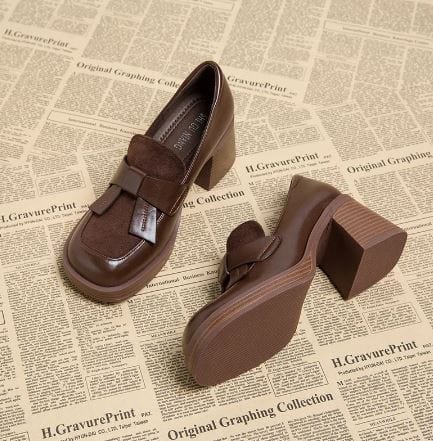 EP | - Chaussures en cuir encombrantes