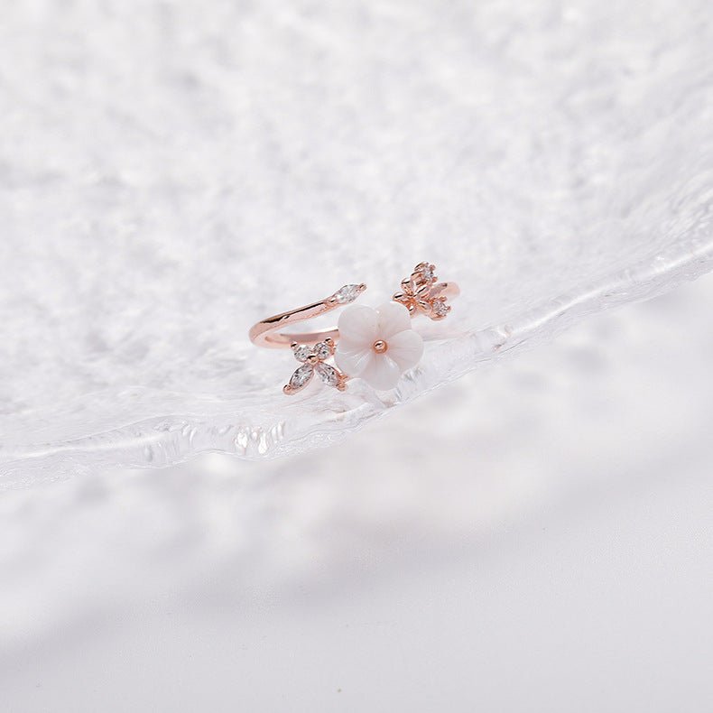 Cherry Blossom Butterfly Ring