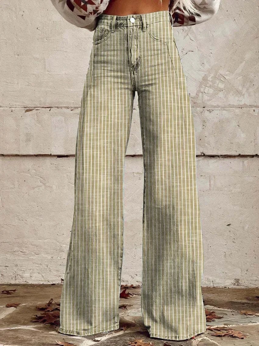 EP | Augusta™ Pantalon classique rayé à jambes larges