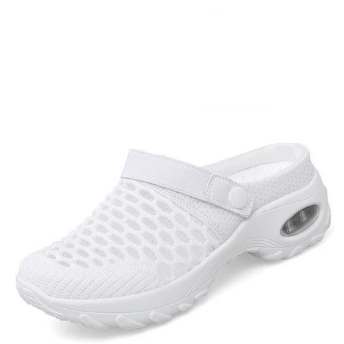 EP Femmes Air Cushion Platform Mesh Mules Sneaker Sandals