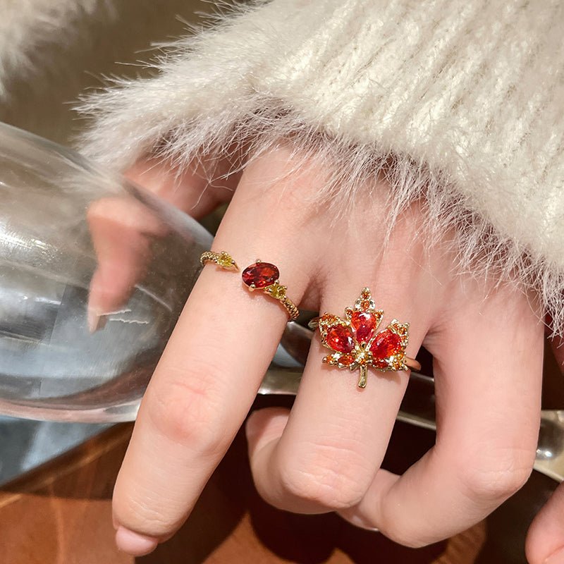 Maple Leaf Ring