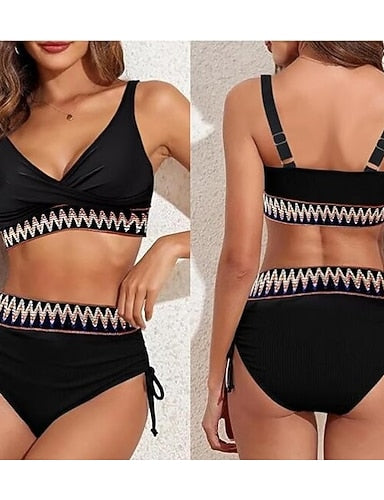 Swimwear Bikini Swimsuit Vacation Sleeveless Bathing Suits