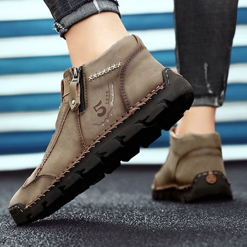 EP | Baskets antidérapantes en cuir véritable