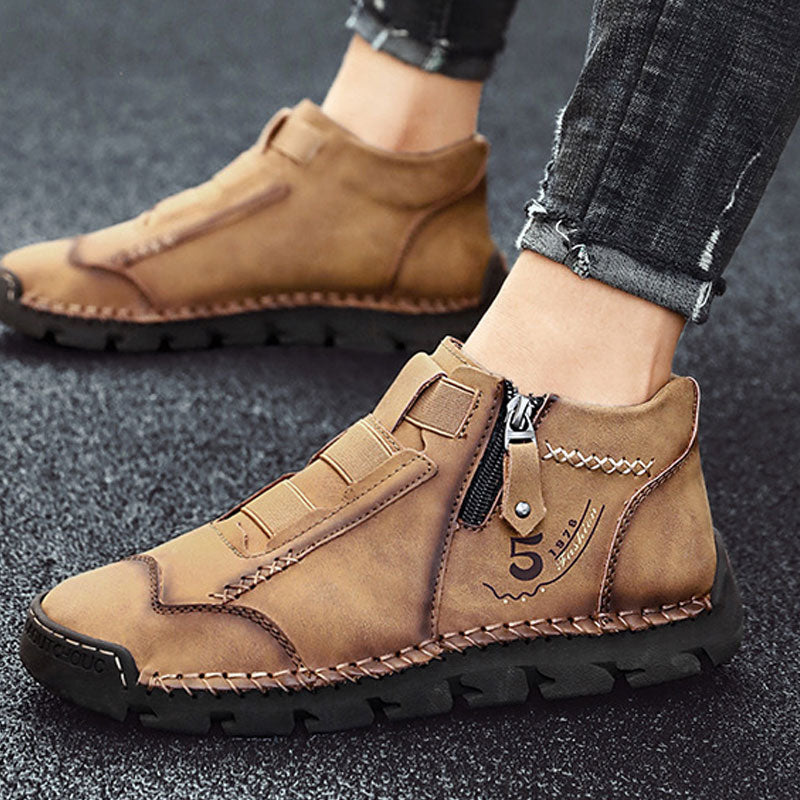 EP | Baskets antidérapantes en cuir véritable