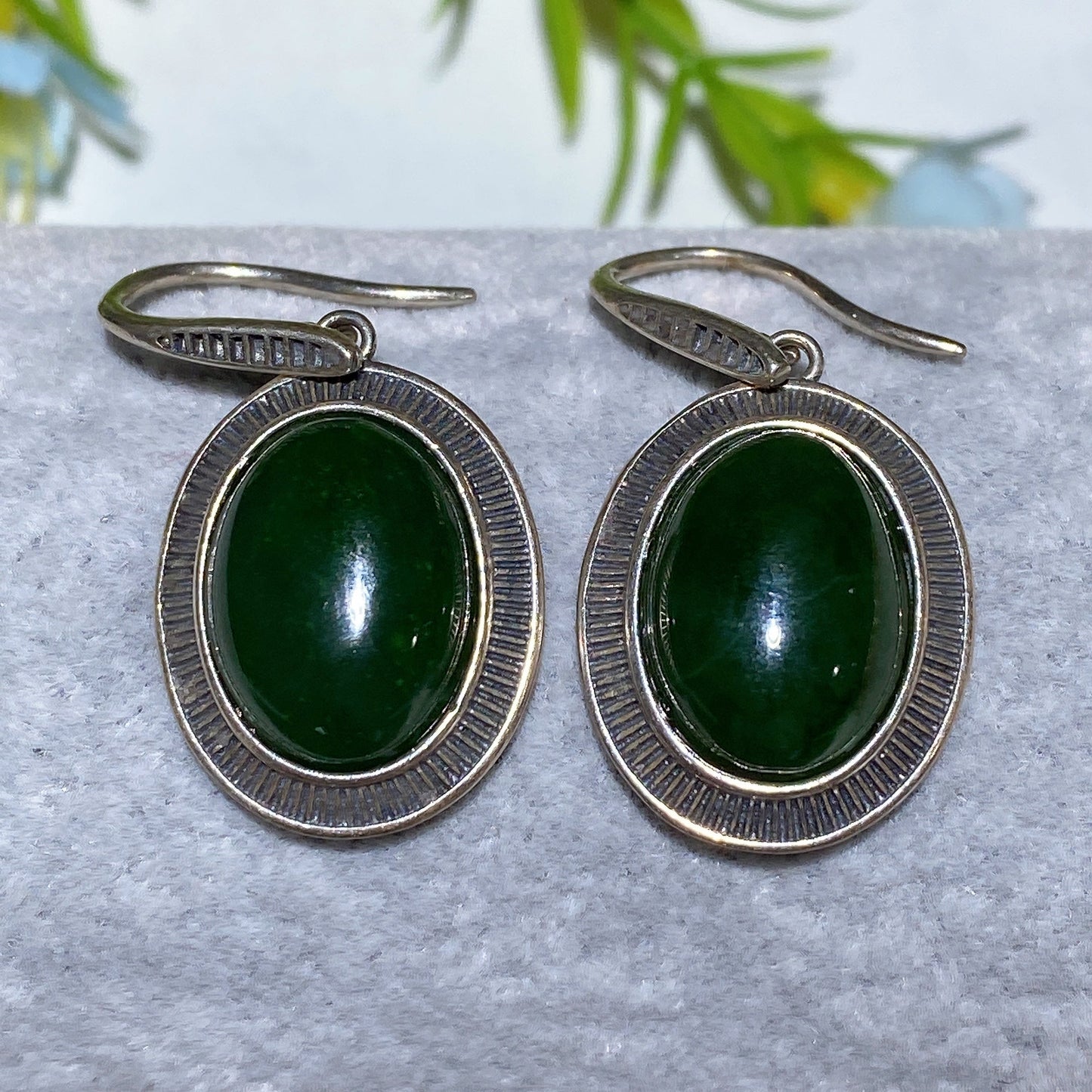 Sterling Silver Spiritual Crystal Earrings 24-40mm Healing
