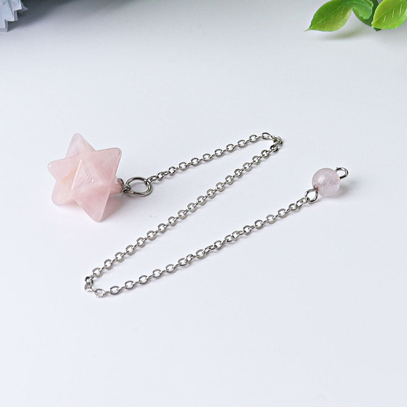0.5 Inch Merkaba Pendulum Spiritual Necklace