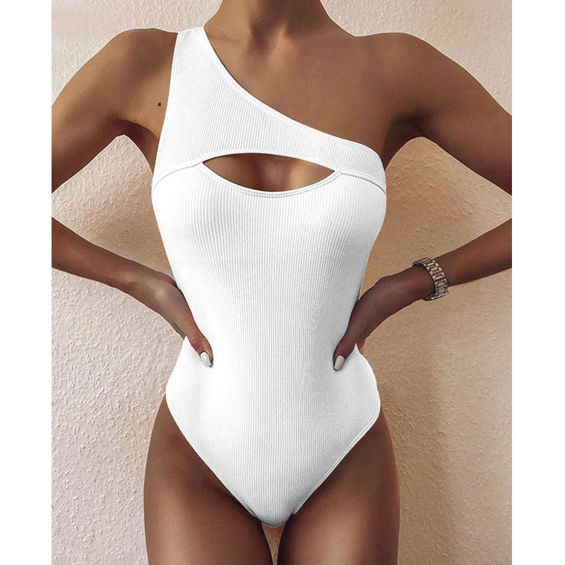 Úrsula® | New Bikini Color One-shoulder One-piece Swimsuit