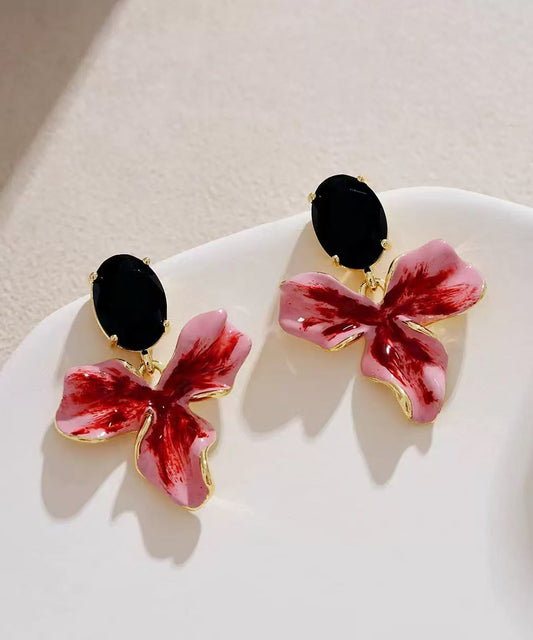 Sterling Silver Overgild Drop Earrings