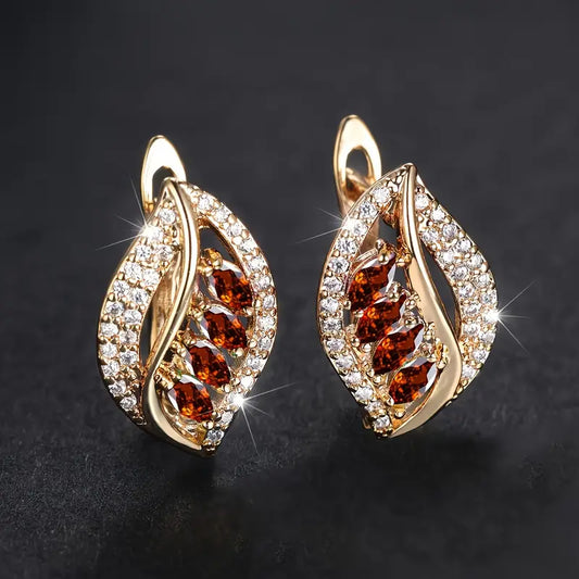 Isola Rosavere Gold Earrings