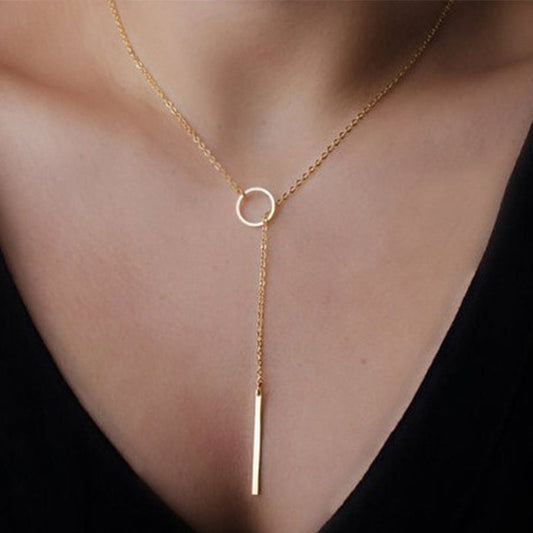 Street Geometric Patchwork Necklaces