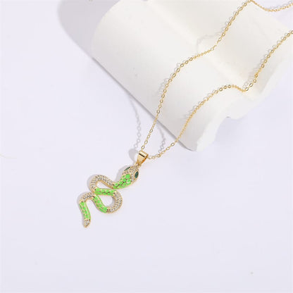 Glowing Skin of Snake Necklace