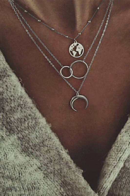 Street Patchwork Split Joint Necklaces