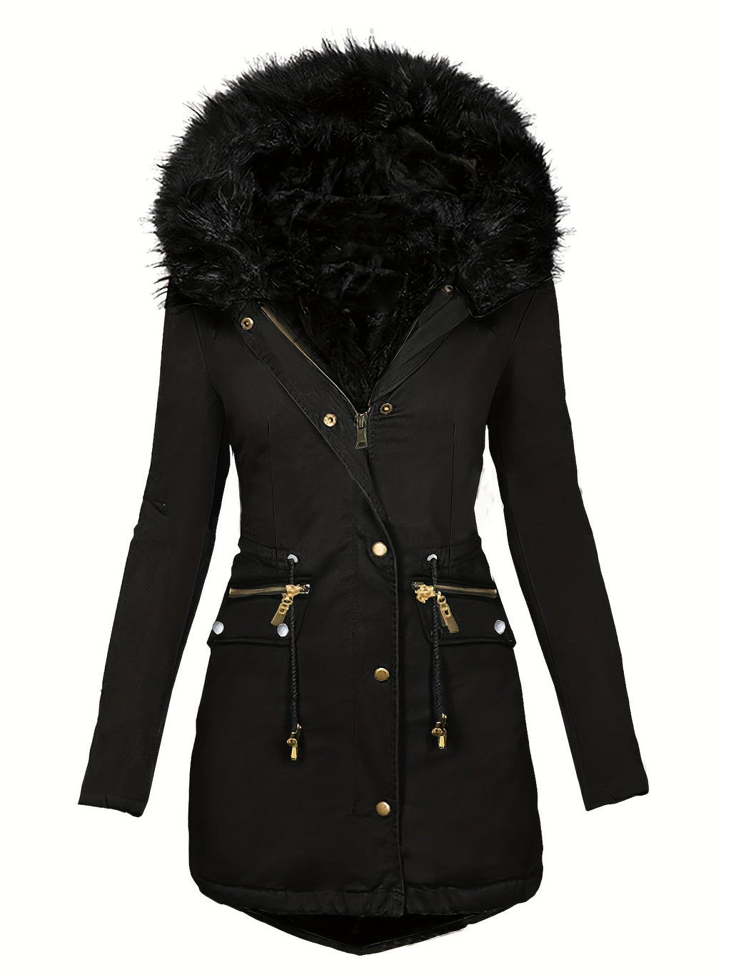 LM | Cozy fur coat for women