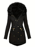 LM | Cozy fur coat for women