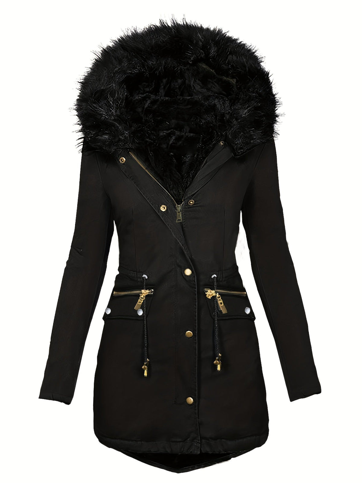 LM | Cozy fur coat for women