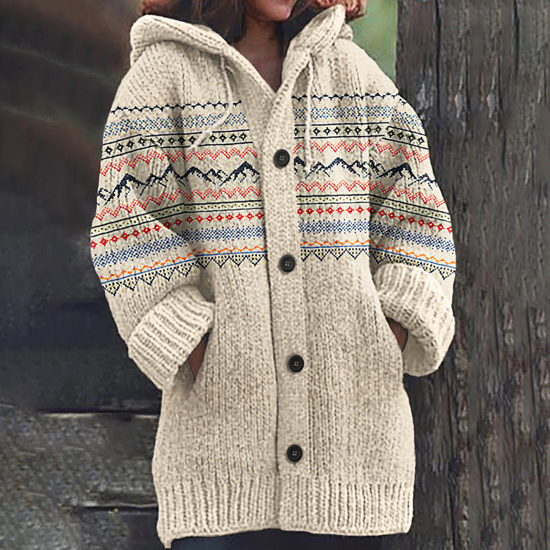 Vintage Iceberg Layered Knit Cardigan Sweater artswardrobe