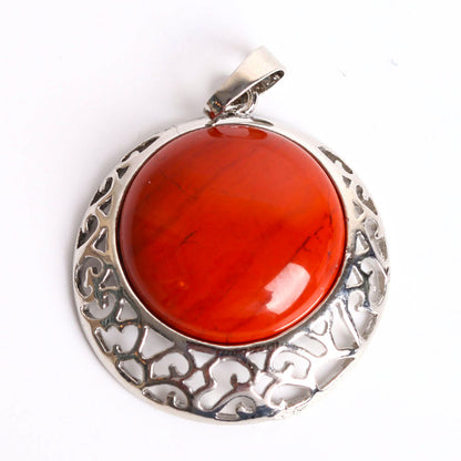 1.5 Inch Healing Chakra Quartz Stone Pendant for Energy Balance