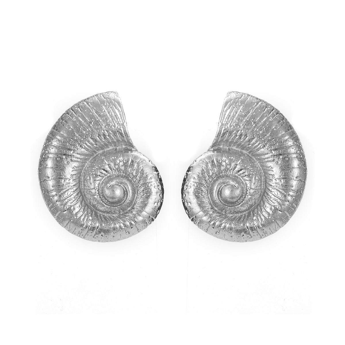 Fake Beach Style Conch Alloy Stud Earrings