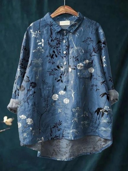 LM | Elegant and versatile floral blouse