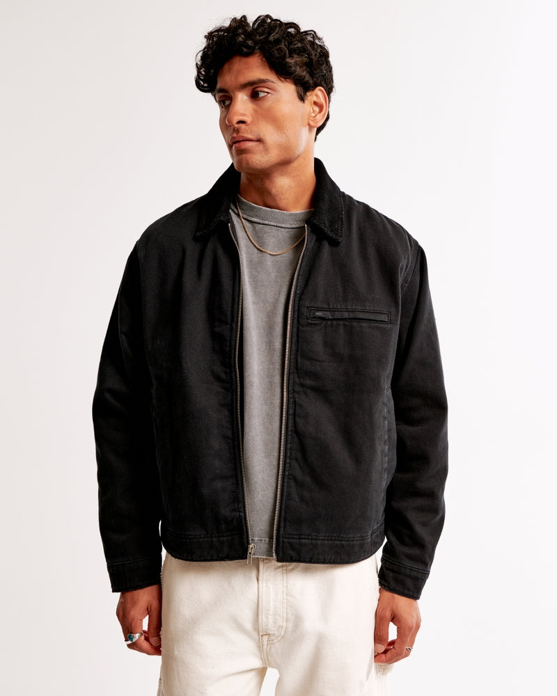 LM | Short zip-off work jacket