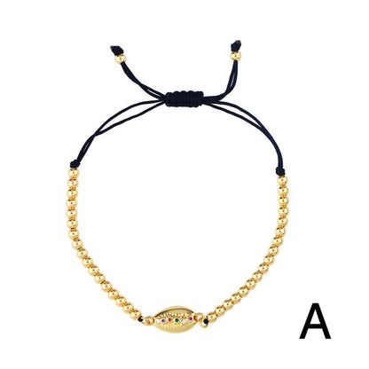 Adrianna Dainty Shell Zircon Bracelet