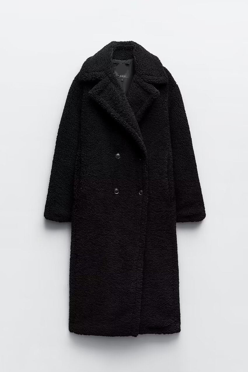 LM | Long teddy coat for women
