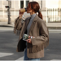 LM | Blazer with lapel collar for women
