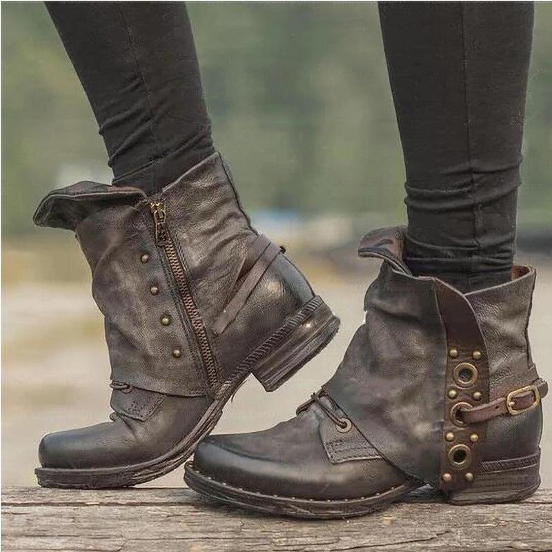 Chic Orthopedic Boots with Unique Design