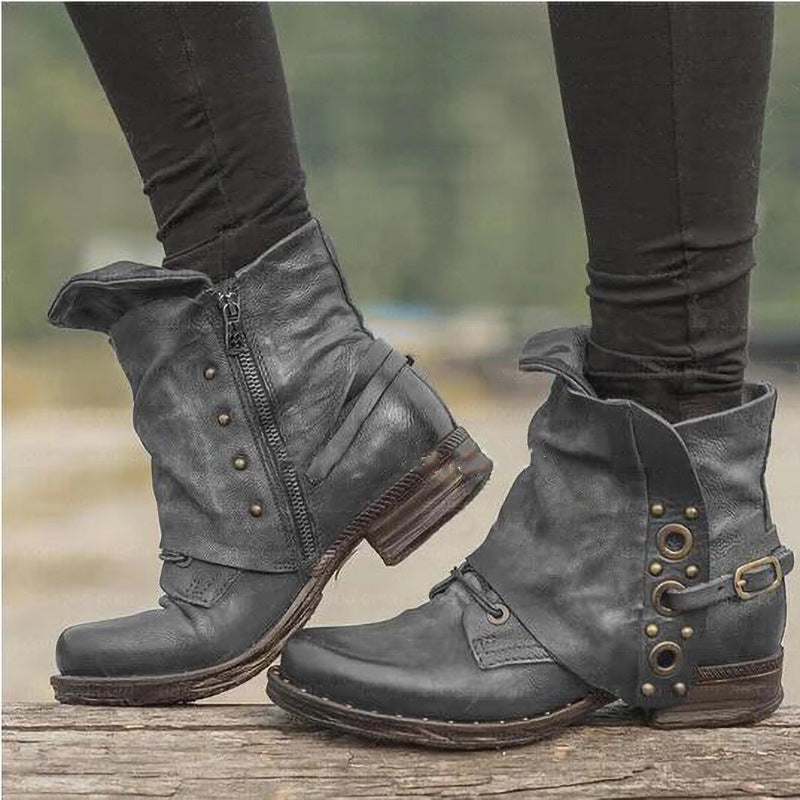 Chic Orthopedic Boots with Unique Design