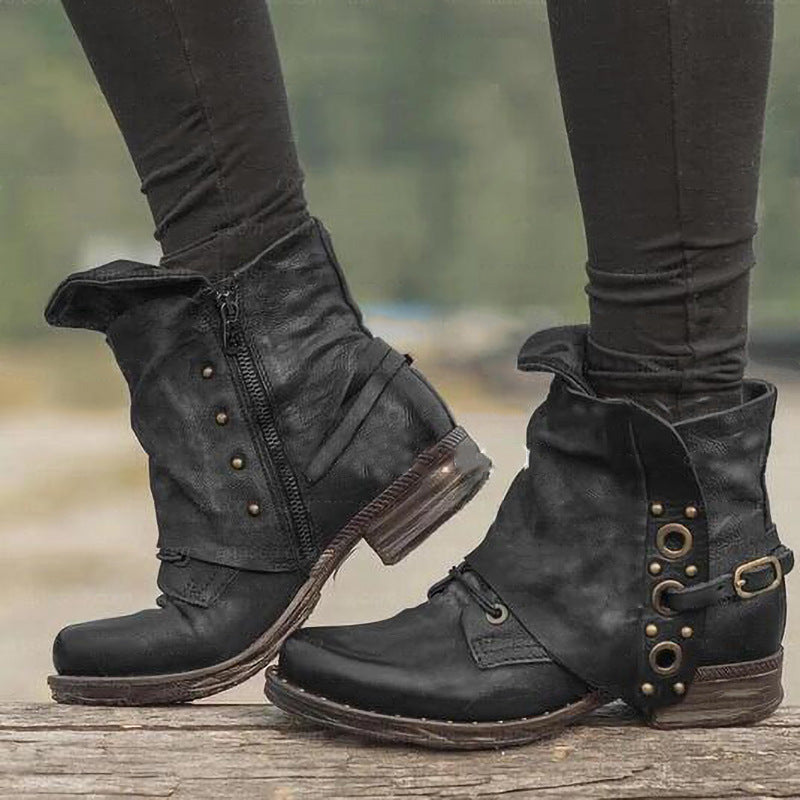 Chic Orthopedic Boots with Unique Design